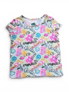 Extremely Me Graffiti Graphic Tee | Girls Size 4 | Y2K Style